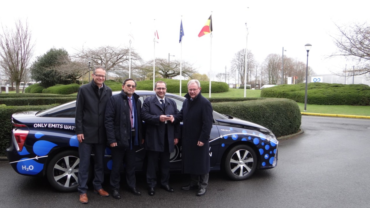 Evropski parlament je preizkušal Toyoto Mirai